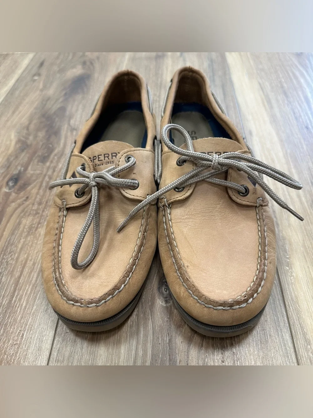 Sperry Top-Sider Leeward 2 Eye Leather Boat Shoe 0777894, Men’s 8.5